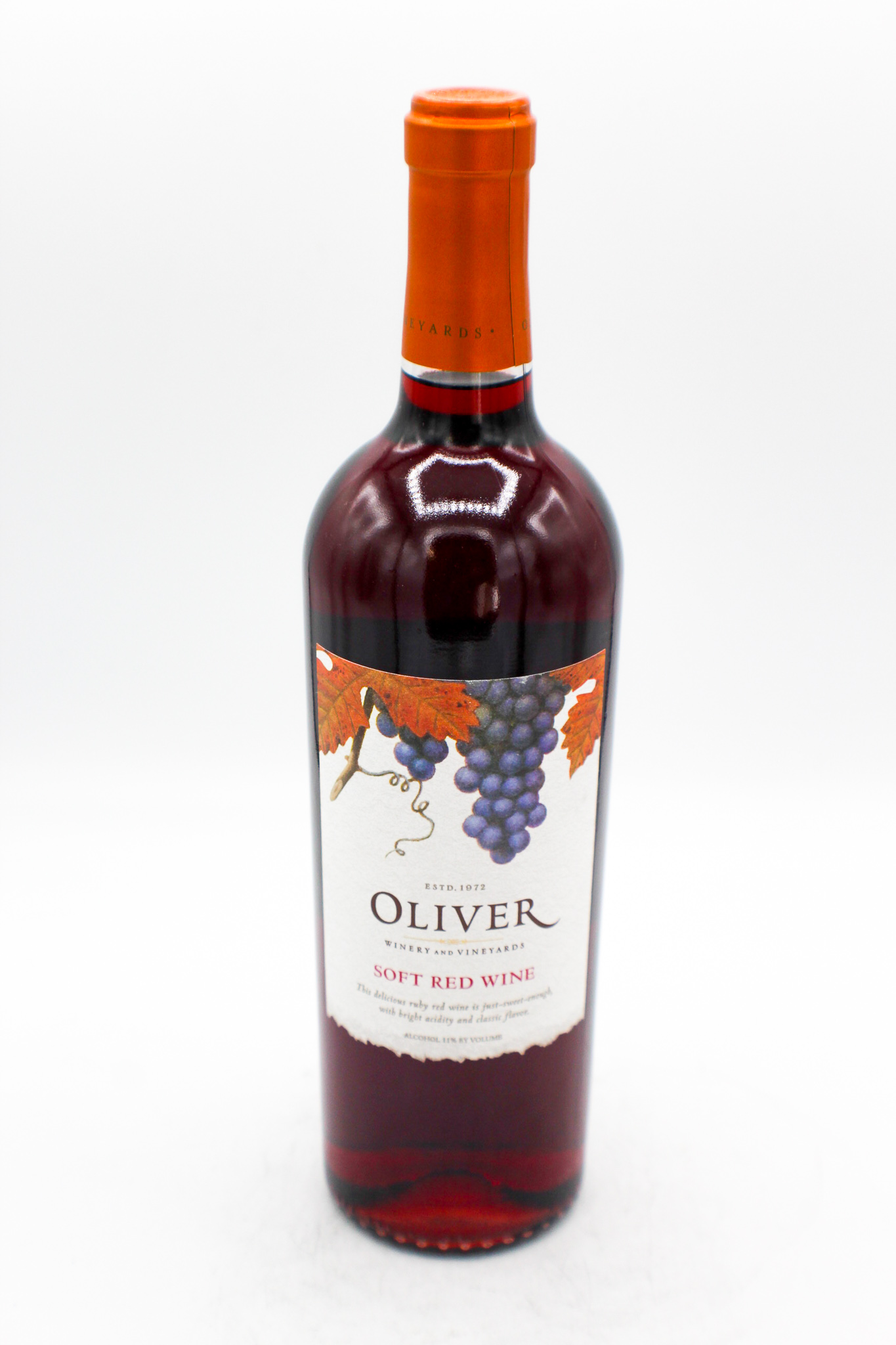 01258400007920-20front.jpg Oliver Soft Red Wine -750ml - Image 1