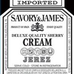 Savory & James  Cream Sherry-750ml