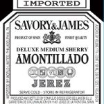 Savory & James  Amontillado Sherry-750ml
