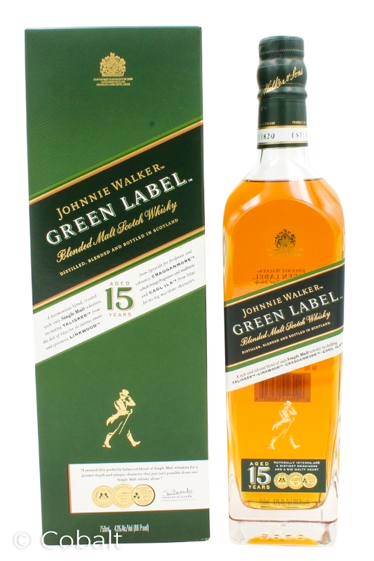 Product Images GROUP 11 Johnnie Walker Scotch Green Label-750ml - Image 1